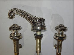 РОЗПРОДАЖ THG Змішувач для раковини на 3 отвори,серія: Baroques,Elysee