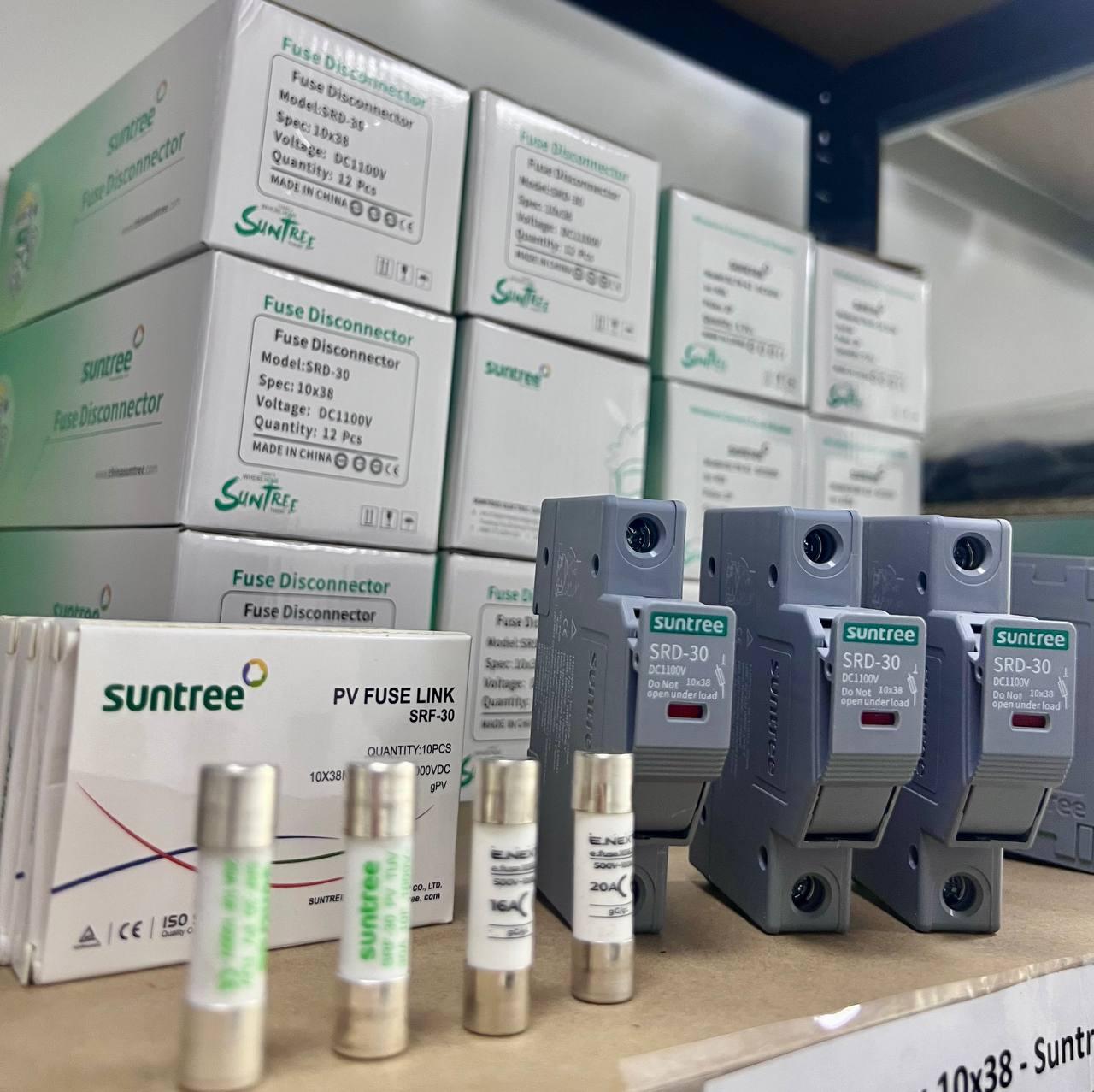 Корпус запобіжника DIN PV DC Suntree SRD-10 10x38 10gPV 1100VDC
