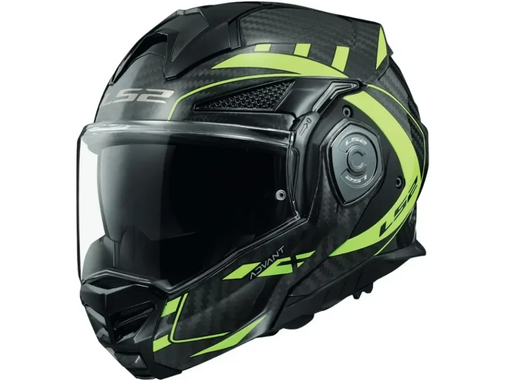 Мотошолом LS2 FF901 Advant X Carbon Future 2 Hi-Vis Yellow