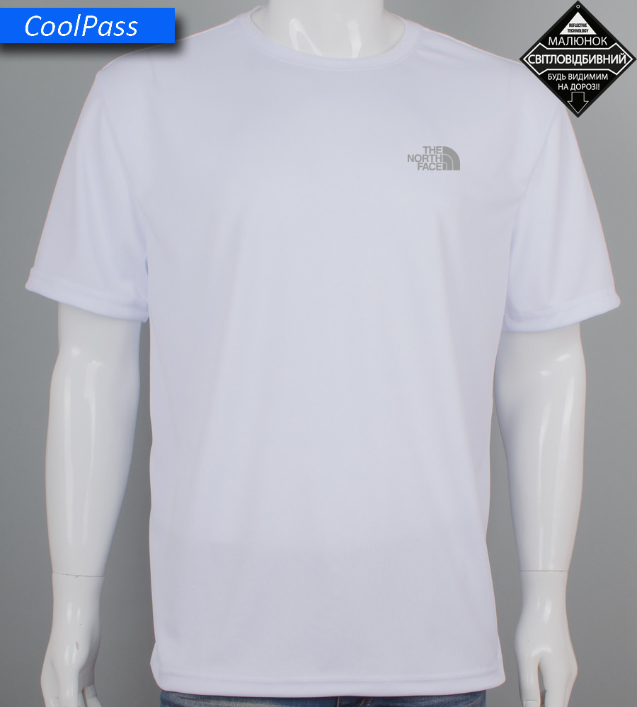Футболка батал Coolpass The North Face 5514б (Уп.4шт 3XL,4XL), Білий