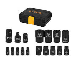 Набір E-torx головок із адаптерами 17 предметів ED70023