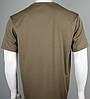 Футболка батал Coolpass Однотонна 5300б (Уп.4шт 3XL,4XL), Хакі, фото 3