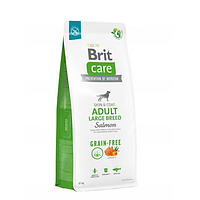 Сухий корм Brit Care Dog Adult Large Breed для собак великих порід беззернової з лососем 12 кг