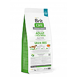 Сухий корм Brit Care Dog Adult Large Breed для собак великих порід беззернової з лососем 12 кг, фото 3