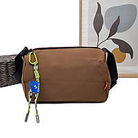 Сумка крос-боді поліестер коричневий Арт.015-1 brown (54)