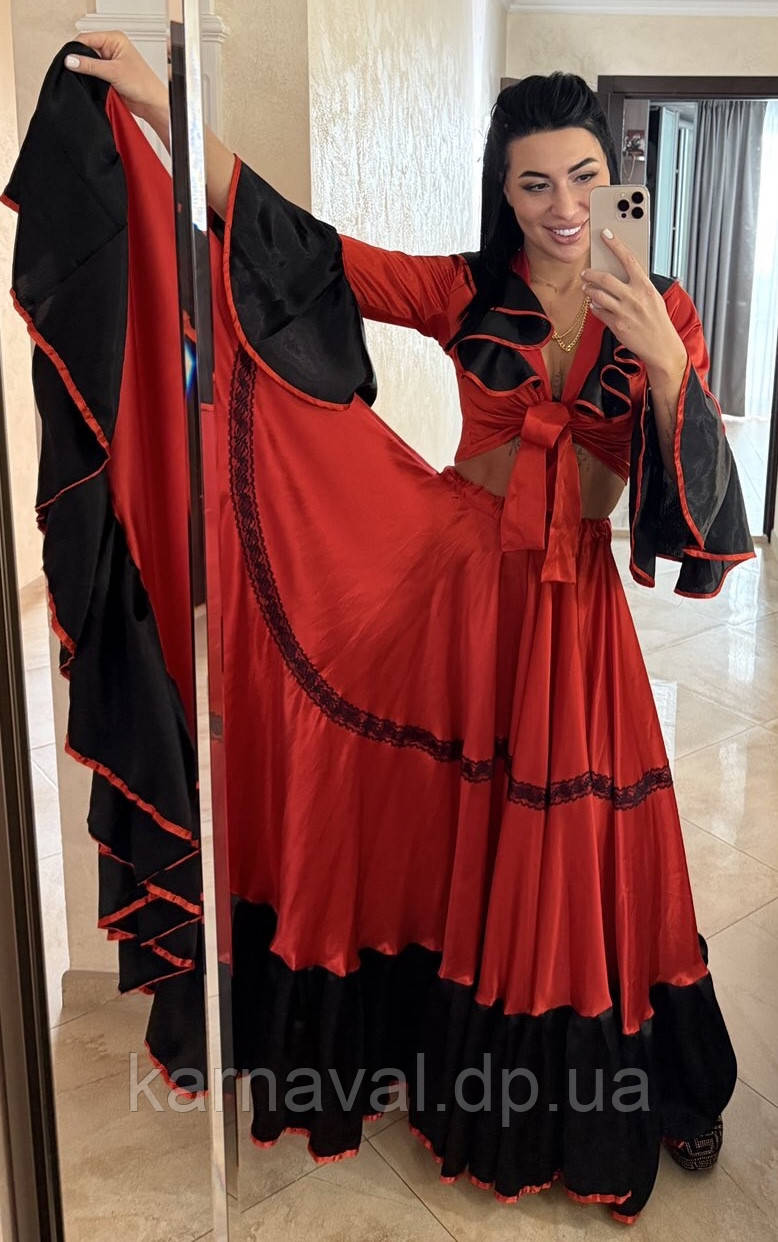 Костюм Циганка атлас напрокат, фото 1
