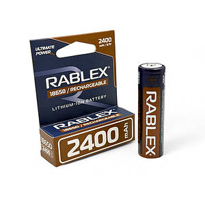 Акумулятор Li-Ion 18650 Rablex 2400mAh (3.7v)