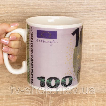 Кухоль гігант 100 Євро, 1000 мл