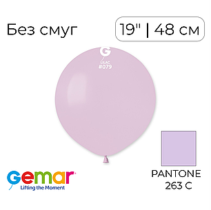 GEMAR-ДЖ 19" G19 079 Пастель Світло-бузковий | Standard Lilac (Без смуг), фото 1