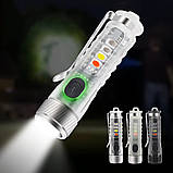 Міні ліхтарик брелок MY22 Флуоресцентний корпус, фото 4