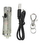 Міні ліхтарик брелок MY22 Флуоресцентний корпус, фото 6