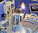 Румбокс Будинок у стилі Лофт Зіркове небо мрії DIY House Dream Starry Sky Loft 3Д конструктор TD-39 + купол, фото 6