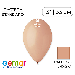 GEMAR-ДЖ 13" 099 Пастель Туманно-рожевий | Standard Misty Rose, фото 1