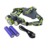 Налобний ліхтар RABLEX RB-954 LED Headlamp 2000 LM USB Type-C, фото 3
