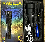 Ручний ліхтар RABLEX RB-915 LED Flashlight 2000 LM USB Type-C, фото 3