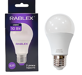 Світлодіодна LED лампочка RABLEX RB-508 біле світло E27 / 12W 4100K