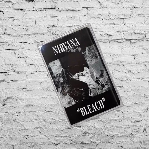 Аудіокасета дебютний студійний альбом групи Нірвана Nirvana Bleach, Перевидання 1992 року (запечатана)