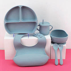 Універсальний набір силіконового посуду для першого підгодовування