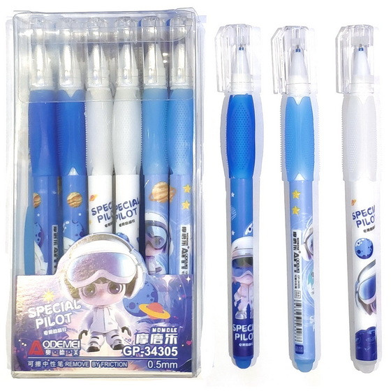 Ручка пиши-стирай "GP-34305" (Спеціальний пілот), синя 0,5 мм