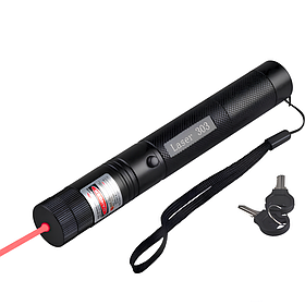 Лазерна указка акумуляторна Laser Pointer LZ-303 Green Червоний