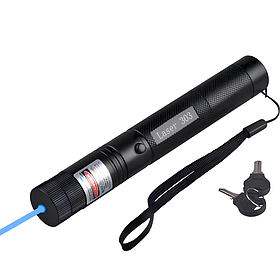 Лазерна указка акумуляторна Laser Pointer LZ-303 Green Синій