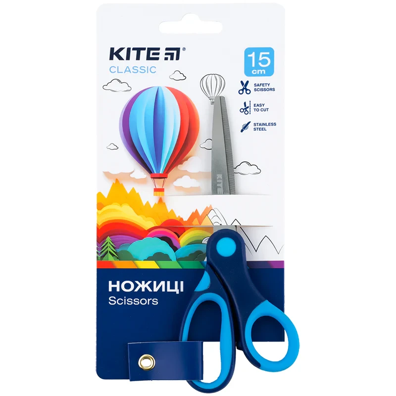 Ножиці дитячі 15см Kite Classic K-126-2