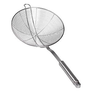 Шумівка-сито з нержавіючої сталі з ручкою Ø 14 см