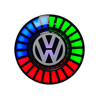 Ароматизатор в авто з еквалайзером Volkswagen, світлодіодне підсвічування в авто
