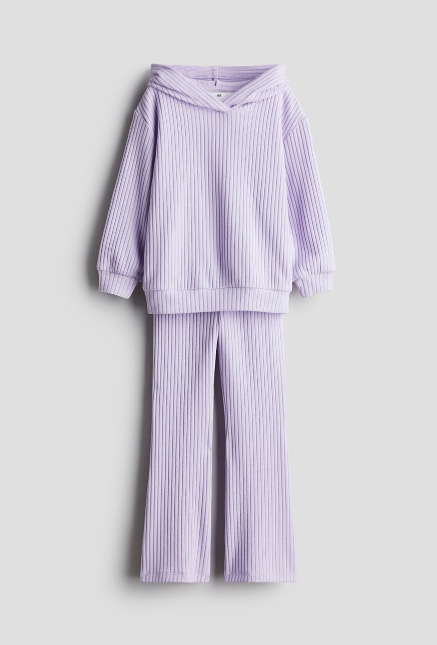 Костюм світло-фіолетовий худі та легінси H&M 98см