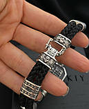 Позолочений чоловічий браслет Архангел Михайло, фото 5