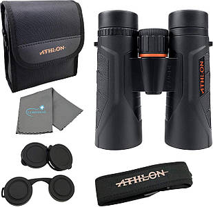 Бінокль Athlon Argos G2 UHD 10x42 | Водонепроникний магнієвий корпус, з HD оптикою, для туризму, полювання та спостережень