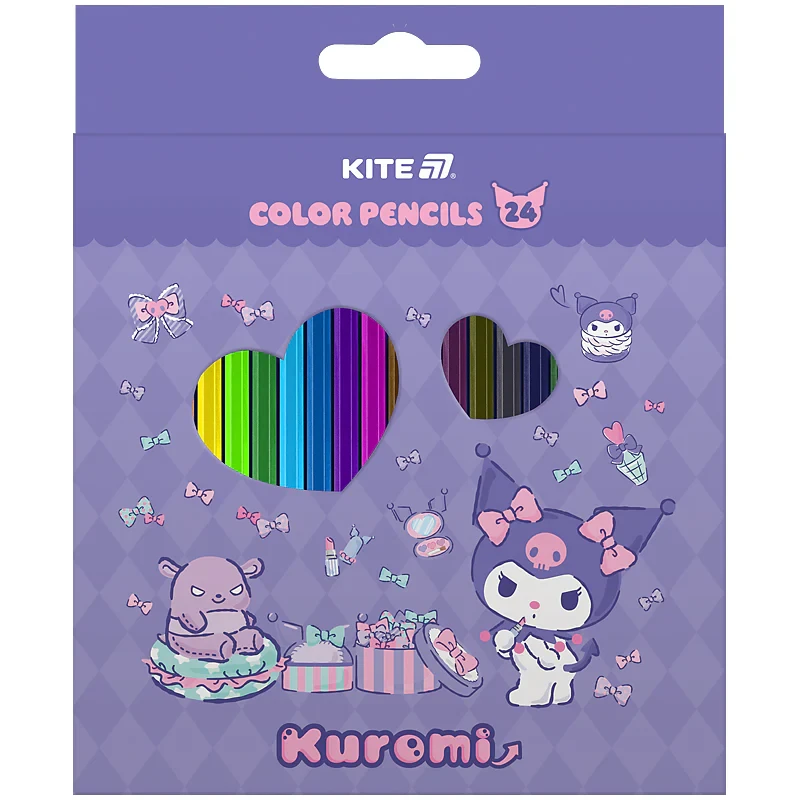 Олівці кольорові 24кольори Kite HK HK25-055
