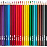 Олівці кольорові 24кольори Kite Classic K-055, фото 2