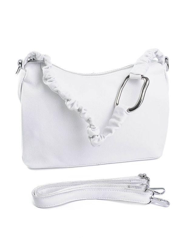 Сумка Женская кожа 8872-9 White.Купити жіночі сумки із натуральної шкіри balisa.com.ua