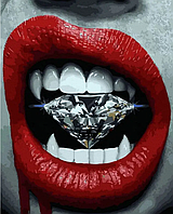 Розмальовка по цифрам Діамант 40х50 Rainbow Art GX46755 Чорно білі картини за номерами на полотні з підрамником