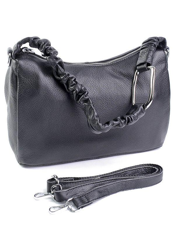 Сумка Женская кожа 8872-9 Black.Купити жіночі сумки із натуральної шкіри balisa.com.ua