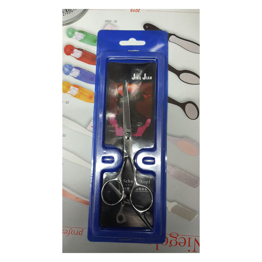 Професійні ножиці з неіржавкої сталі для стриження волосся Jing Jian 5,5 дюйма (приблизно 14 см), фото 1