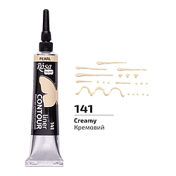 Контур універсальний, Кремовий, перламутровий, 20 мл, ROSA Talent