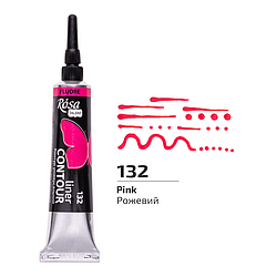 Контур універсальний, Рожевий, флуоресцентний, 20 мл, ROSA Talent