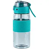 Пляшка для води 600мл сіро-зелена Kite K24-1201-1, фото 2