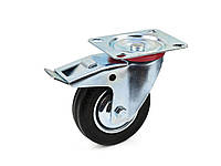 Колесо поворотне з гальмами для візків 125 мм Geko G71519 Польща