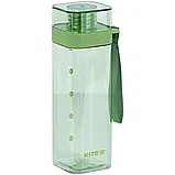 Пляшка для води квадратна 550 мл зелена Kite K24-1209-2, фото 2