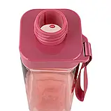 Пляшка для води квадратна 550 мл рожевого Kite K24-1209-3, фото 4