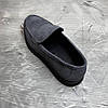 Чоловічі замшеві лофери сірі (натуральна замша), туфлі із замші сірого кольору для чоловіків весна осінь, розмір 40 41 42 43 44 45, фото 8