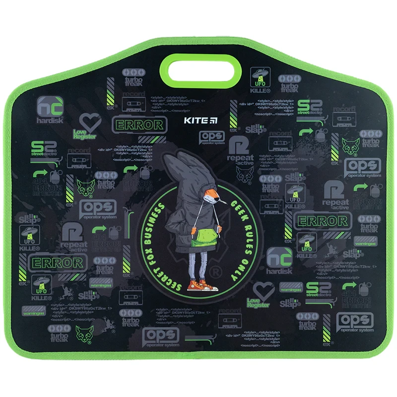Портфель на ліпучках А3 1відділ Kite Fox Rules K24-208-2