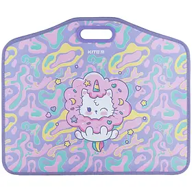 Портфель на ліпучках А3 1відділ Kite Rainbow Catcorn K24-208-1