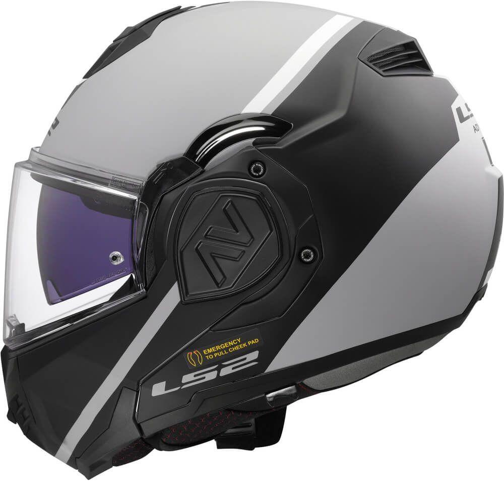 Мотошолом LS2 FF906 Advant Advant Swipe Grey Black