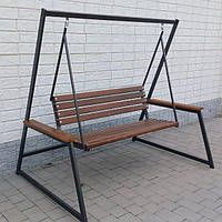 Качеля садова гойдалка в двір сад в стилі лофт
