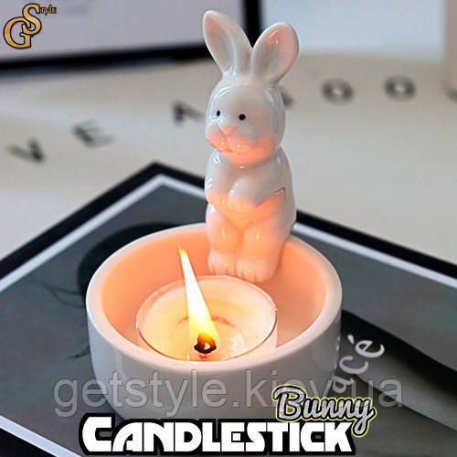 Підсвічник Зайчик Bunny Candlestick