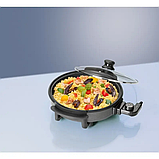 Електрична сковорода Clatronic PP 3401 (Ø32см, 1500 Вт, Німеччина), фото 6